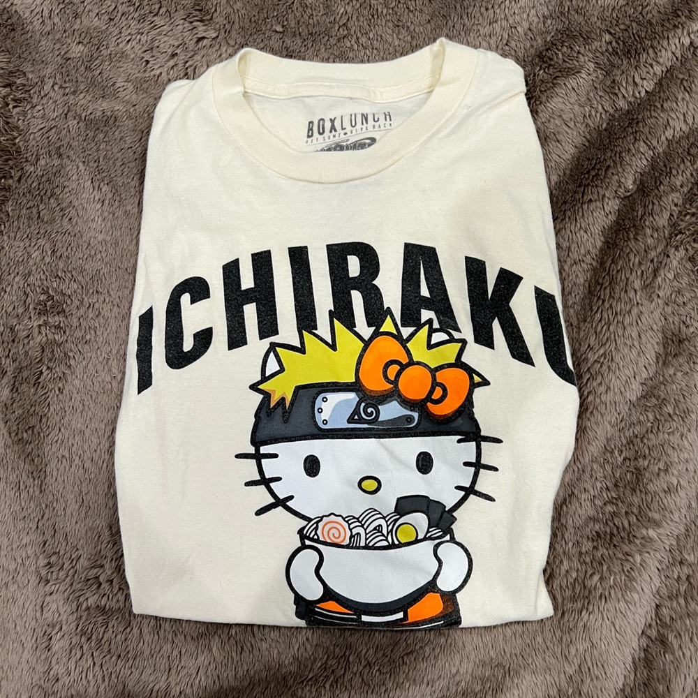 BoxLunch Cream Ichiraku Hello Kitty Tee